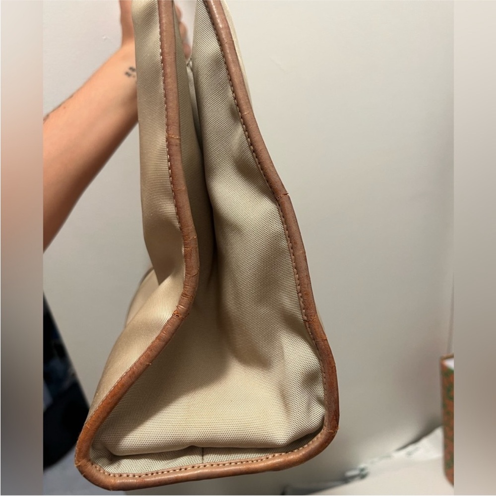 Gucci Vintage Jackie Bardot Hobo – Beige Canvas & Leather Trim - Picture 8 of 16